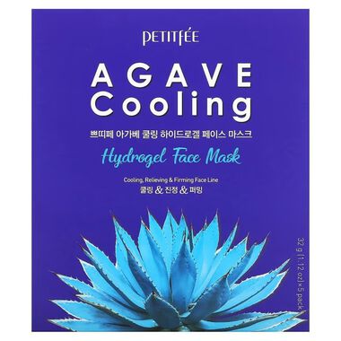 petitfee agave cooling hydrogel face mask