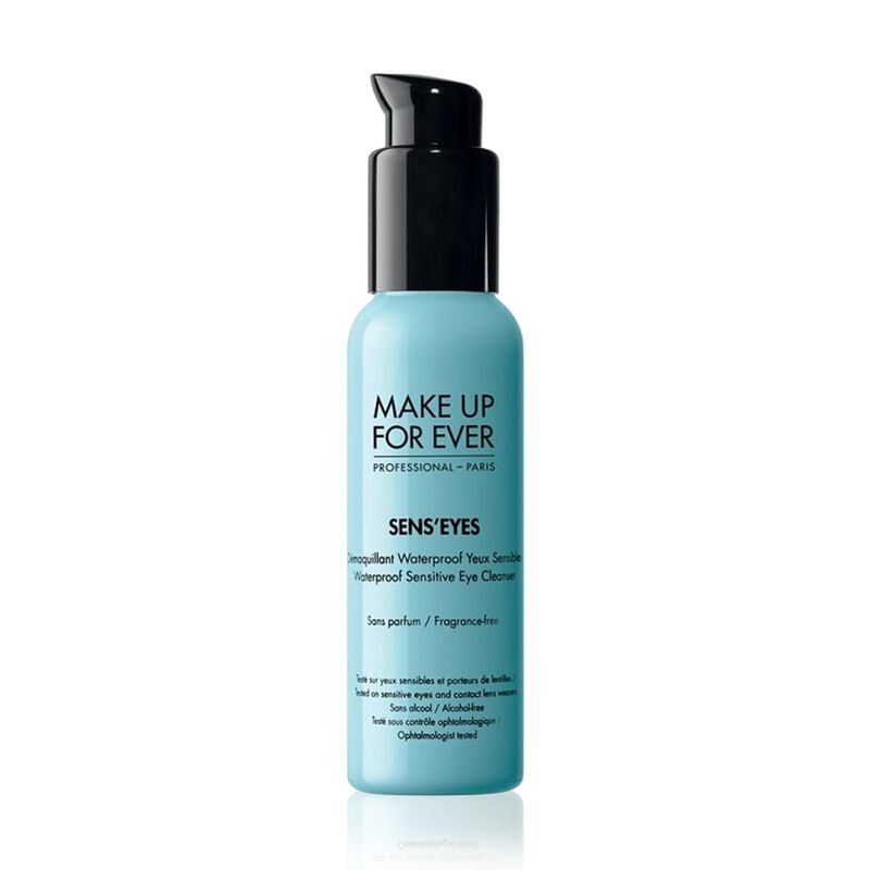 make up for ever sens'eyes waterproof sensitive eye cleanser 100ml