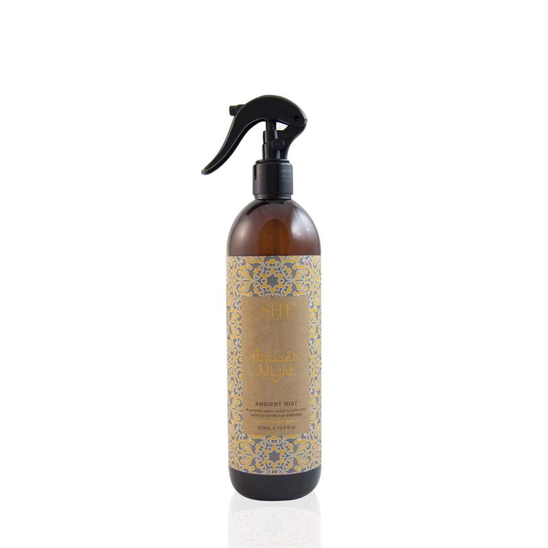 om she aromatherapy amber night ambient mist 500ml