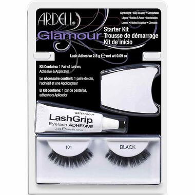 ardell glamour lashes starter kit 101 black