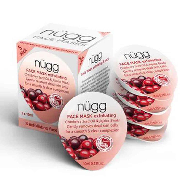 nugg exfoliating face mask 5pack