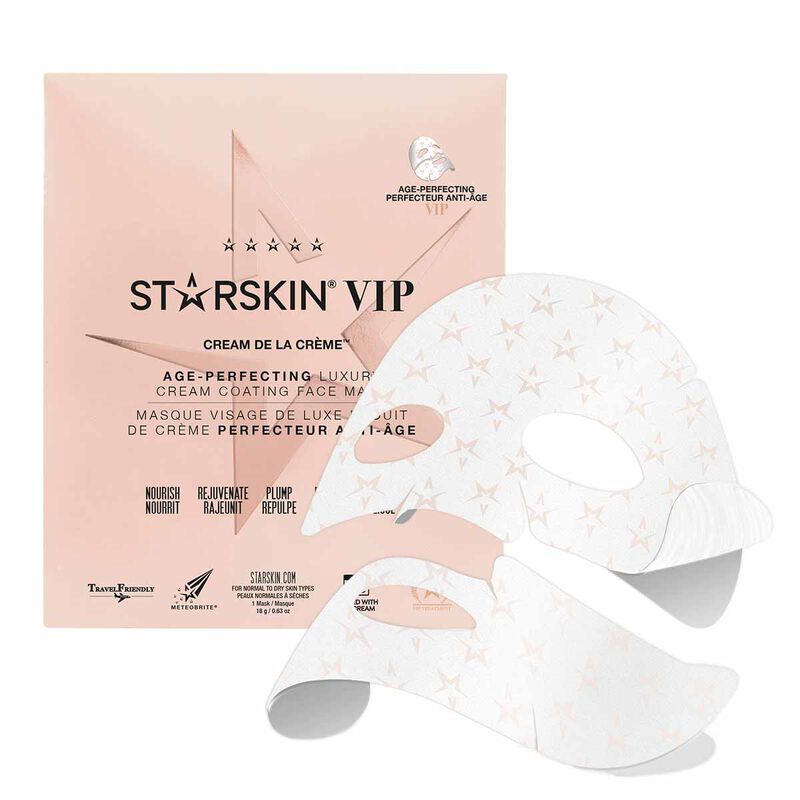 starskin vip cream de la creme™  ageperfecting  luxury cream coated sheet face mask