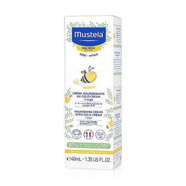 mustela nourishing cream with cold cream face 40ml