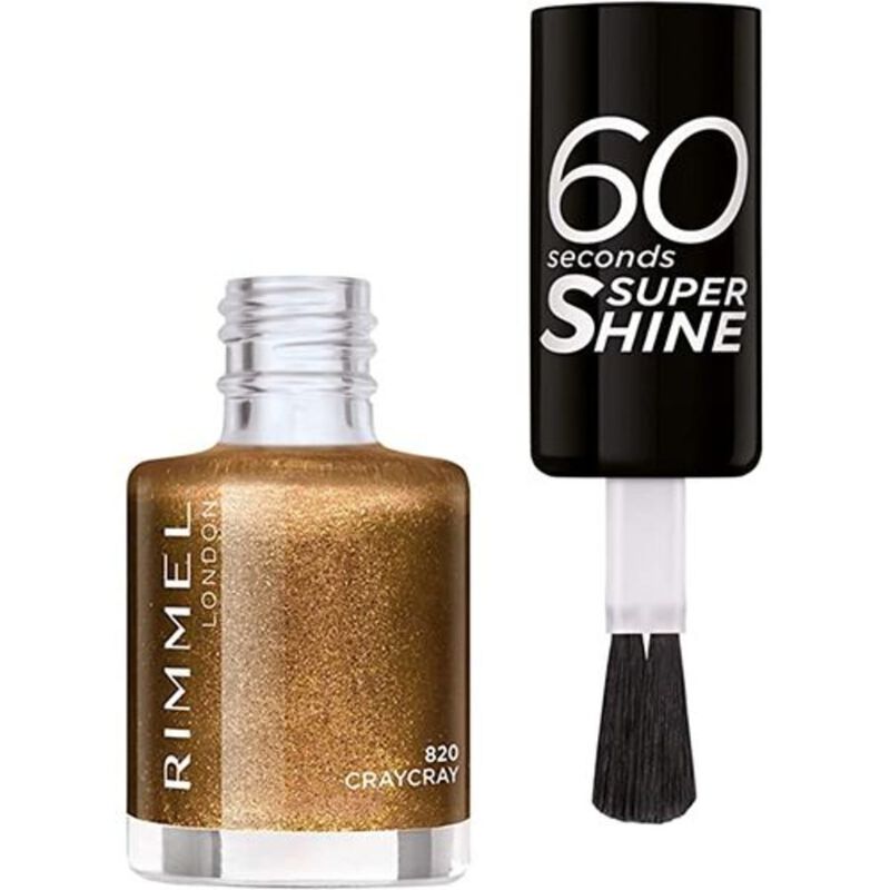 rimmel 60 seconds super shine nail polish 820 craycray