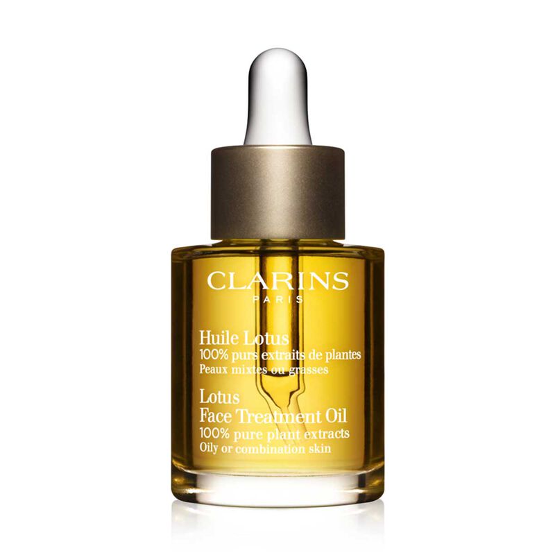 clarins lotus face treatment oil oily/combination skin
