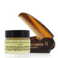 Mustache Wax & Comb Gift Set - Sandalwood