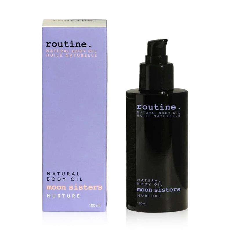 routine moon sisters nurturing body oil