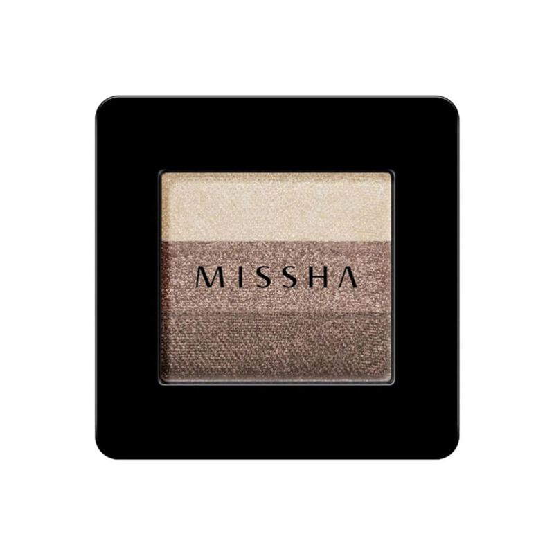 missha triple shadow (no.1/browny pink)