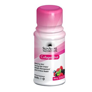 sunshine nutrition collagen shots berry