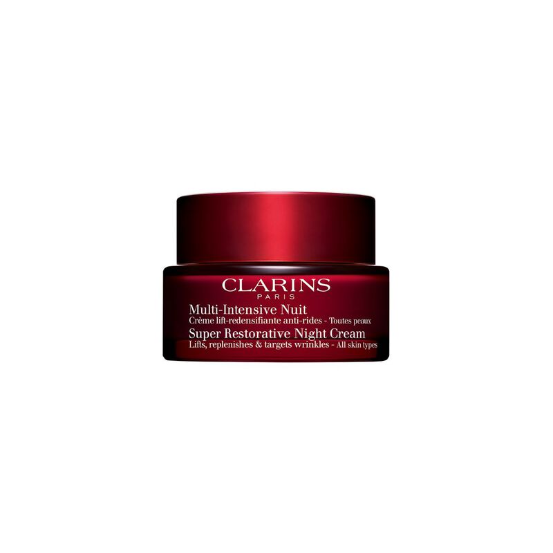 clarins super restorative all skin types night cream