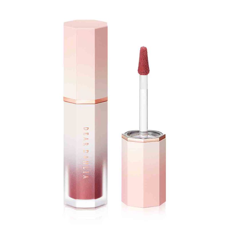 dear dahlia free blooming edition petal touch plumping lip velour hush