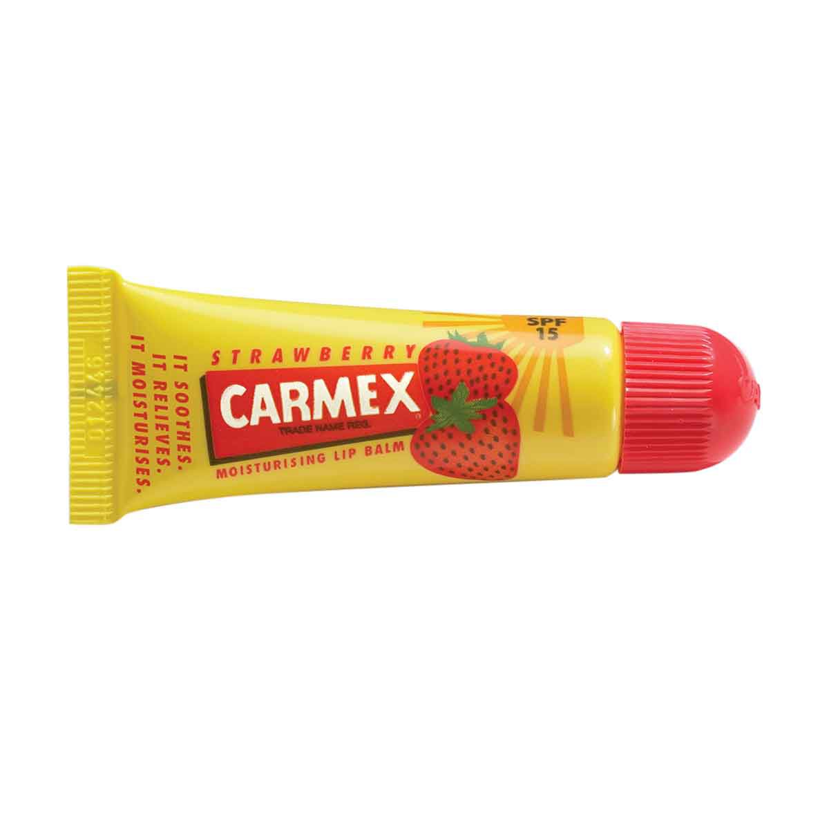 Carmex strawberry hot sale