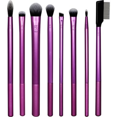 real techniques everyday eye essentials makeup brush kit