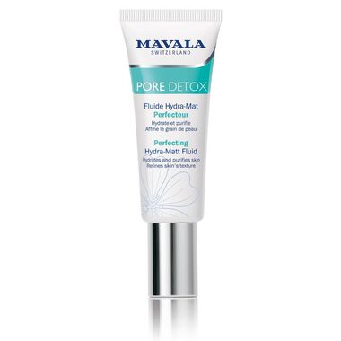 mavala swiss skin solution pore detox perfecting hydra matt fluid