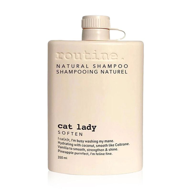 routine cat lady softening shampoo