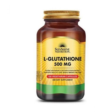 sunshine nutrition l glutathione 500 mg vegetarian capsules
