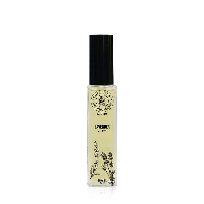 khan al saboun organic lavender aromatherapy body oil perfume