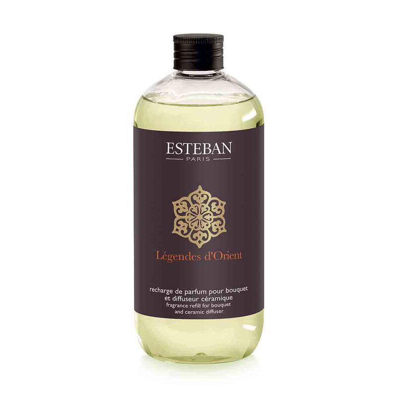 استيبان باريس عبوة إعادة تعبئة عطر برائحة ليجينديز دي أورينت لباقة العيدان و السيراميك 500مل