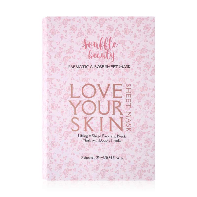 Prebiotic & Rose Lifting V Shape Face & Neck Mask with Double Hooks Prebiotic & Rose Lifting V Shape Face & Neck Mask with Double Hooks