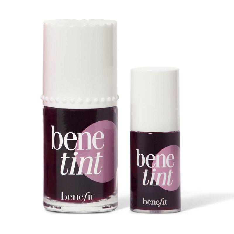 benefit born 2 benetint rose tinted lip & cheek tint duo set