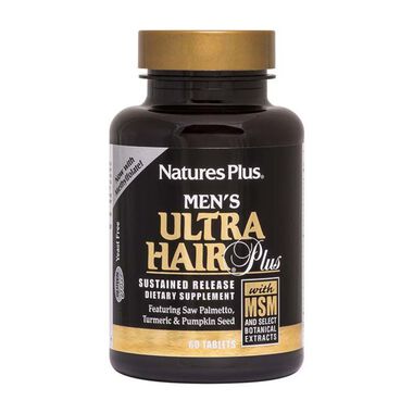 natures plus ultra hair plus sustained release mens