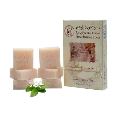 Organic Herbal  Jasmine Soap Pack of 6