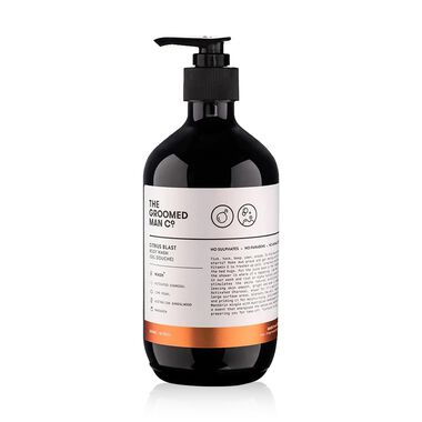 the groomed man co refreshing citrus blast body wash