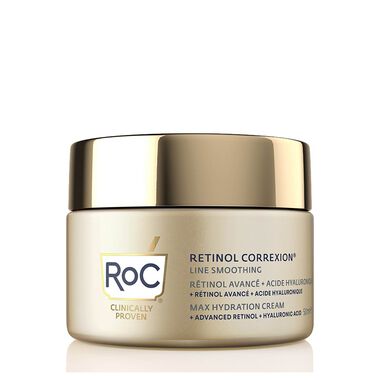 roc retinol correxion line smoothing max hydration cream 50ml