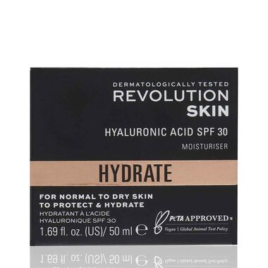 revolution hyaluronic acid spf 30 moisturiser