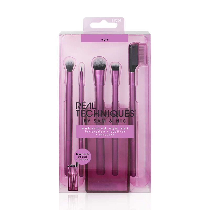 real techniques enhanced eye brushes set