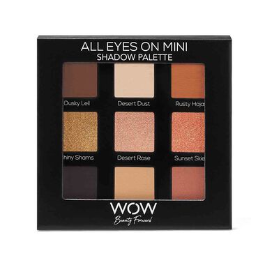 wow beauty all eyes on mini shadow palette