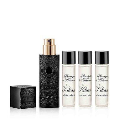 kilian paris sraight to heaven, white cristal travel set