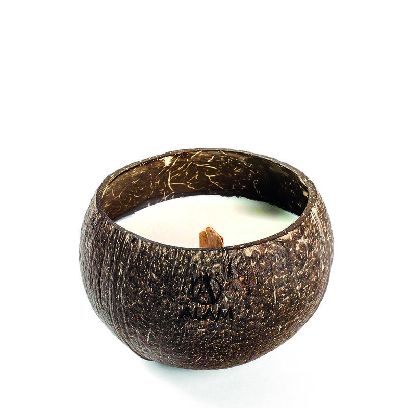 alam health & beauty coconut candle caramel