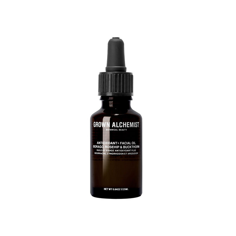 غرون ألكيمست antioxidant+ treatment facial oil: borago, rosehip & buckthorn berry 25ml