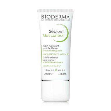 bioderma sebium mat control moisturizer for combination/oily skin 30ml