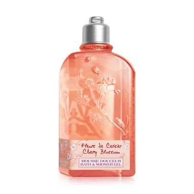l'occitane cherry blossom bath & shower gel