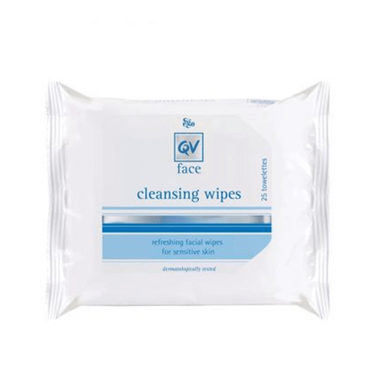 qv qv make up removal wipes 25's