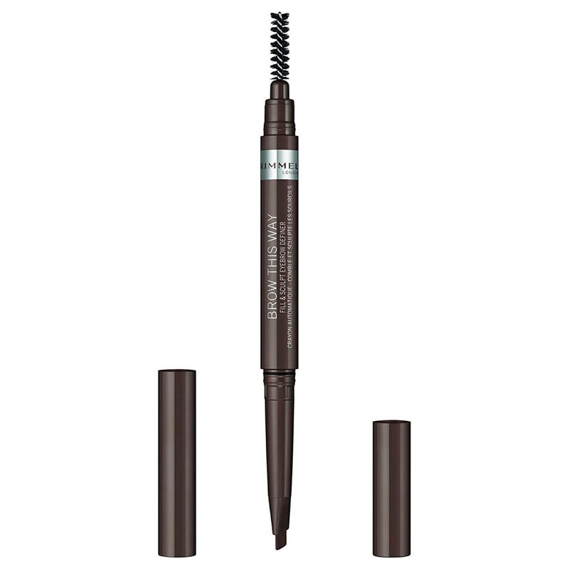 rimmel brow this way fill & sculpt eyebrow definer medium brown 0.4 g
