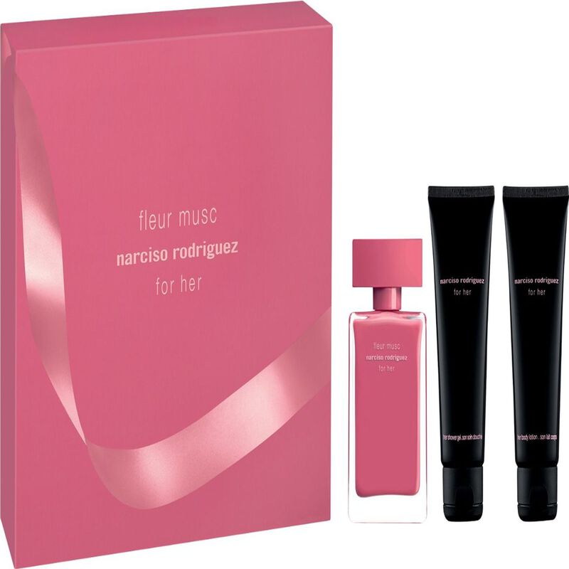 narciso rodriguez fleur musc for her perfume gift set