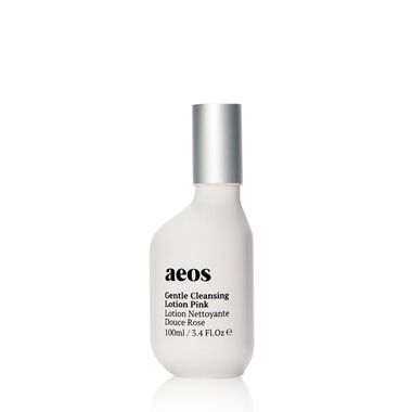 aeos gentle cleansing lotion pink