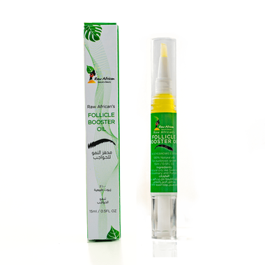 raw african follicale booster eye brows editoin 15ml