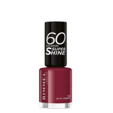 rimmel 65 seconds super shine nail polish 710 oh my cherry