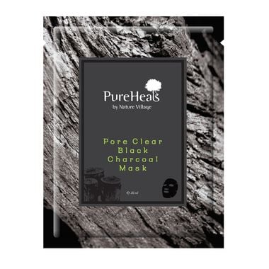 pureheals pore clear black charcoal mask