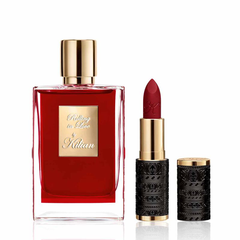 kilian paris le rouge parfum & rolling in love gift set