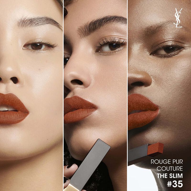 Rouge Pur Couture The Slim- Vibing Nudes -Shade 34 yves saint laurent rouge pur couture the slim vibing nudes shade 34