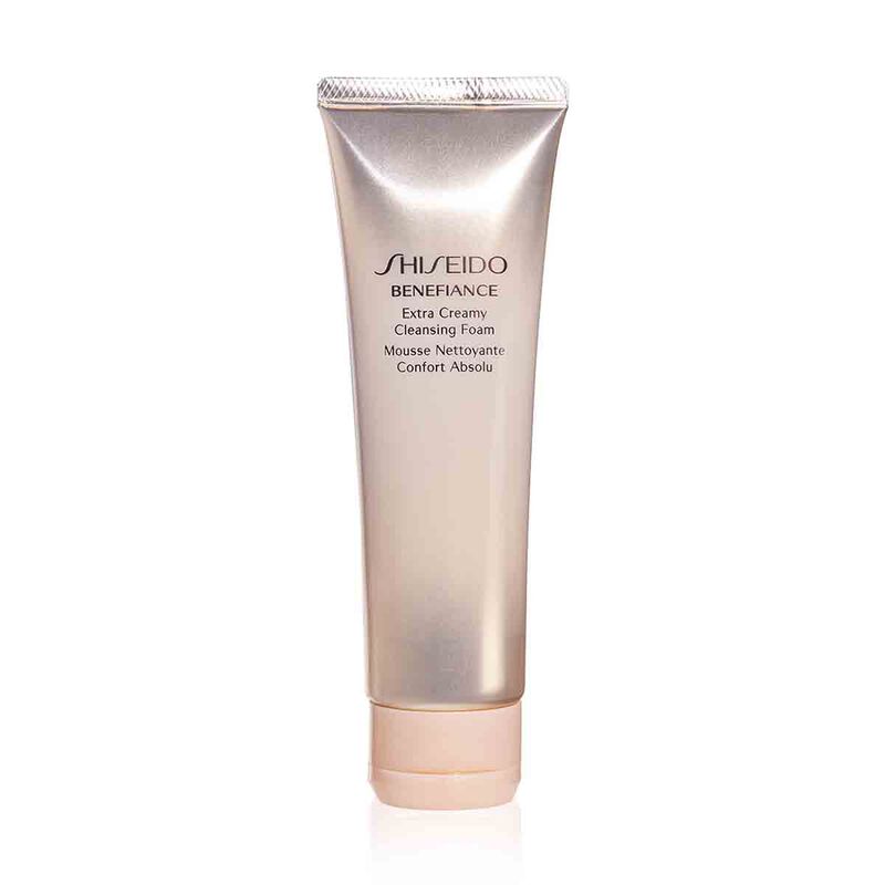 shiseido benefiance extra creamy cleansing foam