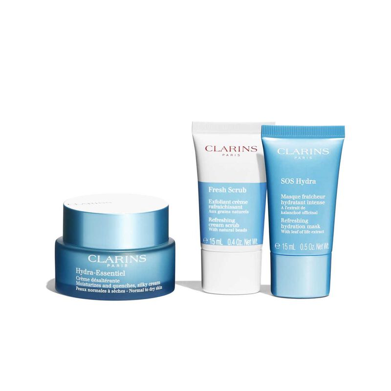 Clarins Hydra Essential collection Intensely Hydrates & Boosts