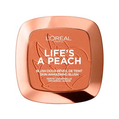 l'oreal paris life is a peach blush