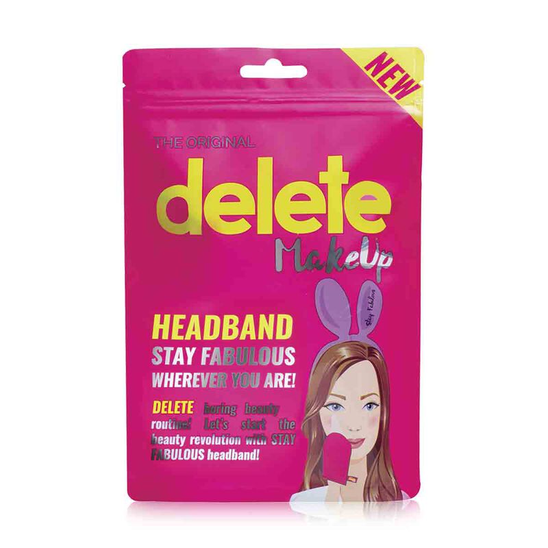 delete makeup stay fabulous headband