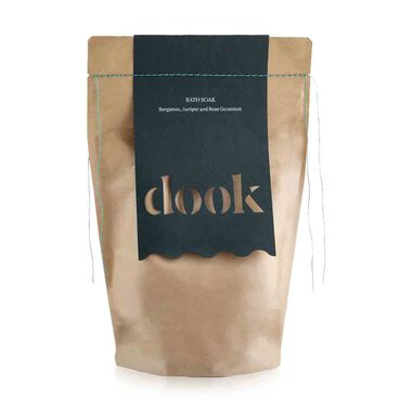 dook soap edinburgh bergamot, juniper & rose geranium bath salts